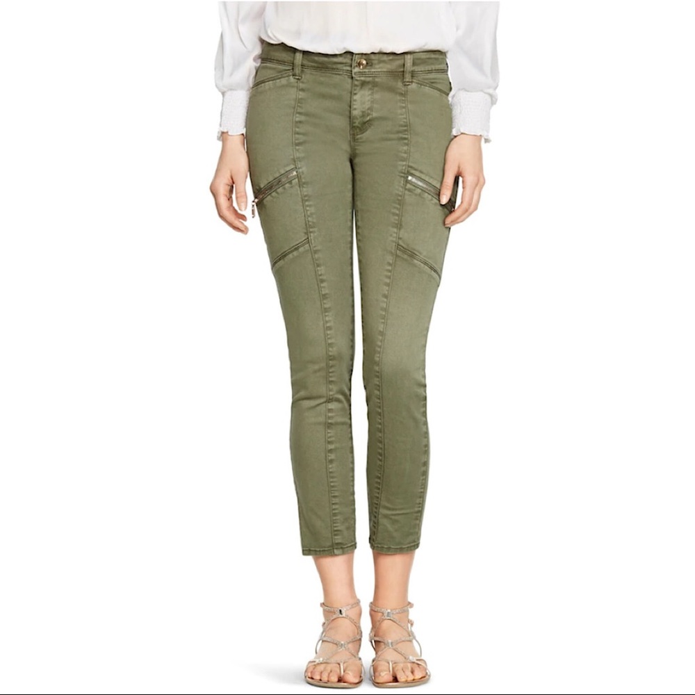 WHBM Skimmer Skinny Crop Jeans